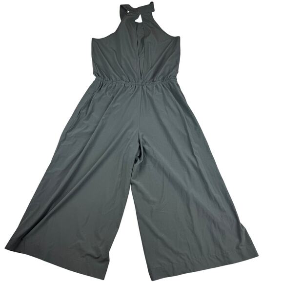 Athleta Pants - Athleta Gray Wide Leg Jumpsuit Romper - Size 4
